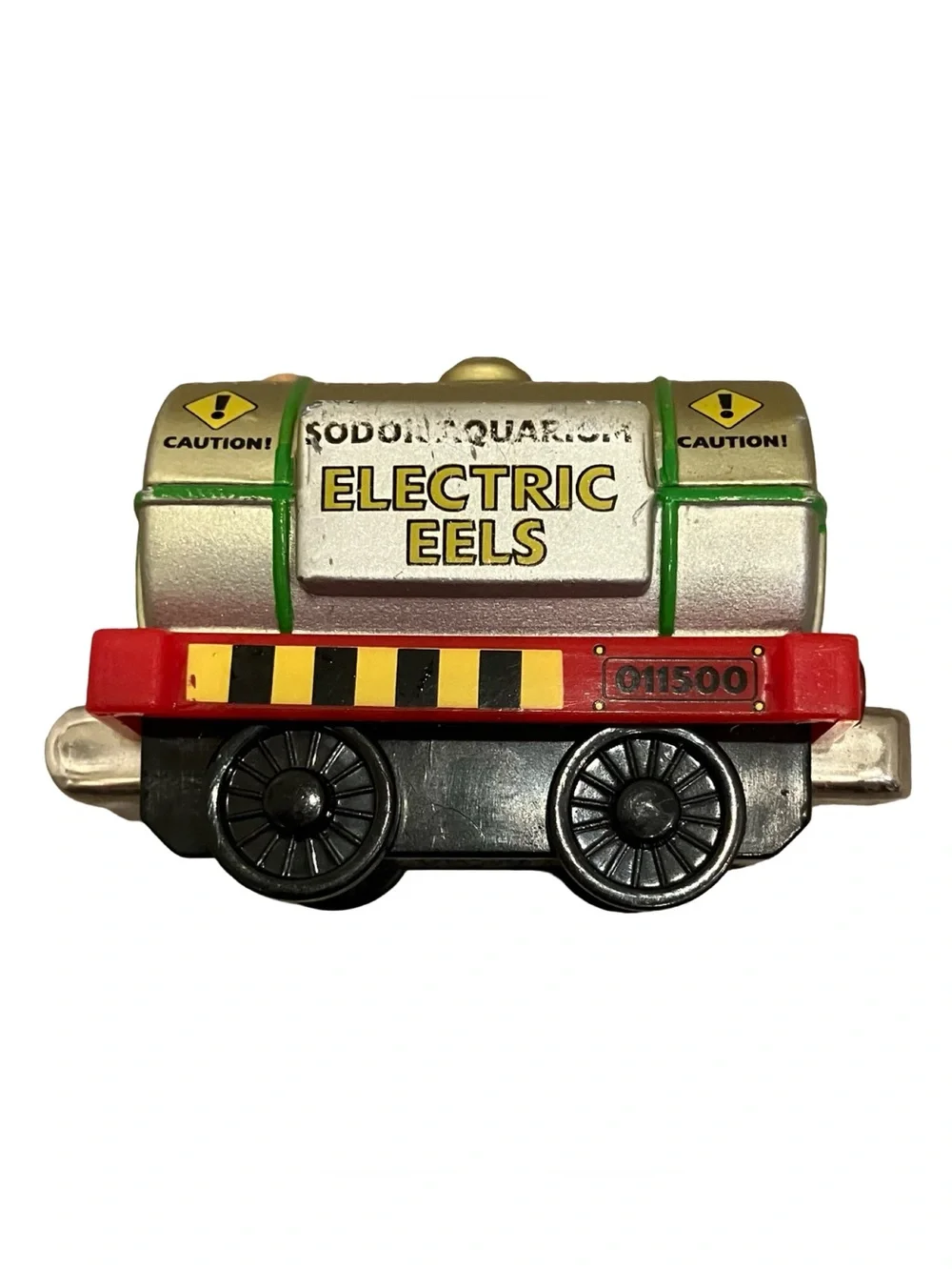 Thomas the Train Friends Sodor Aquarium Electric Eels Metal Diecast Tanker 2004